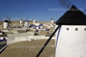 Molinos de Castilla La Mancha vista elevada